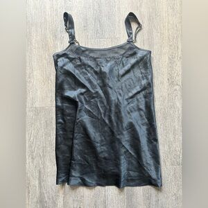 Morgan Taylor Gray Fitted Camisole Top